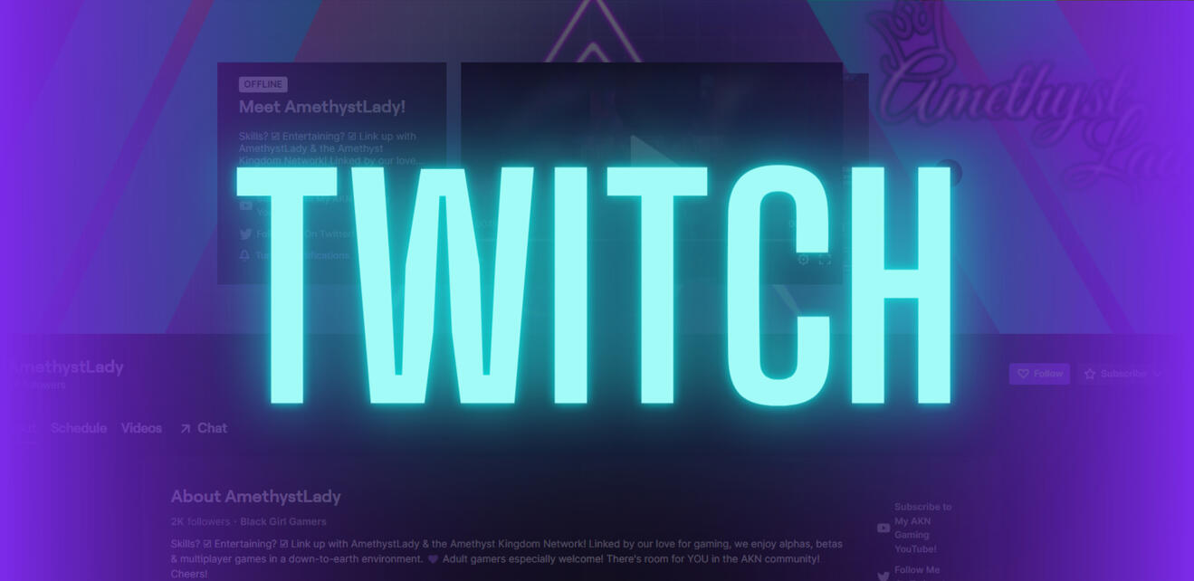AmethystLady Twitch Channel