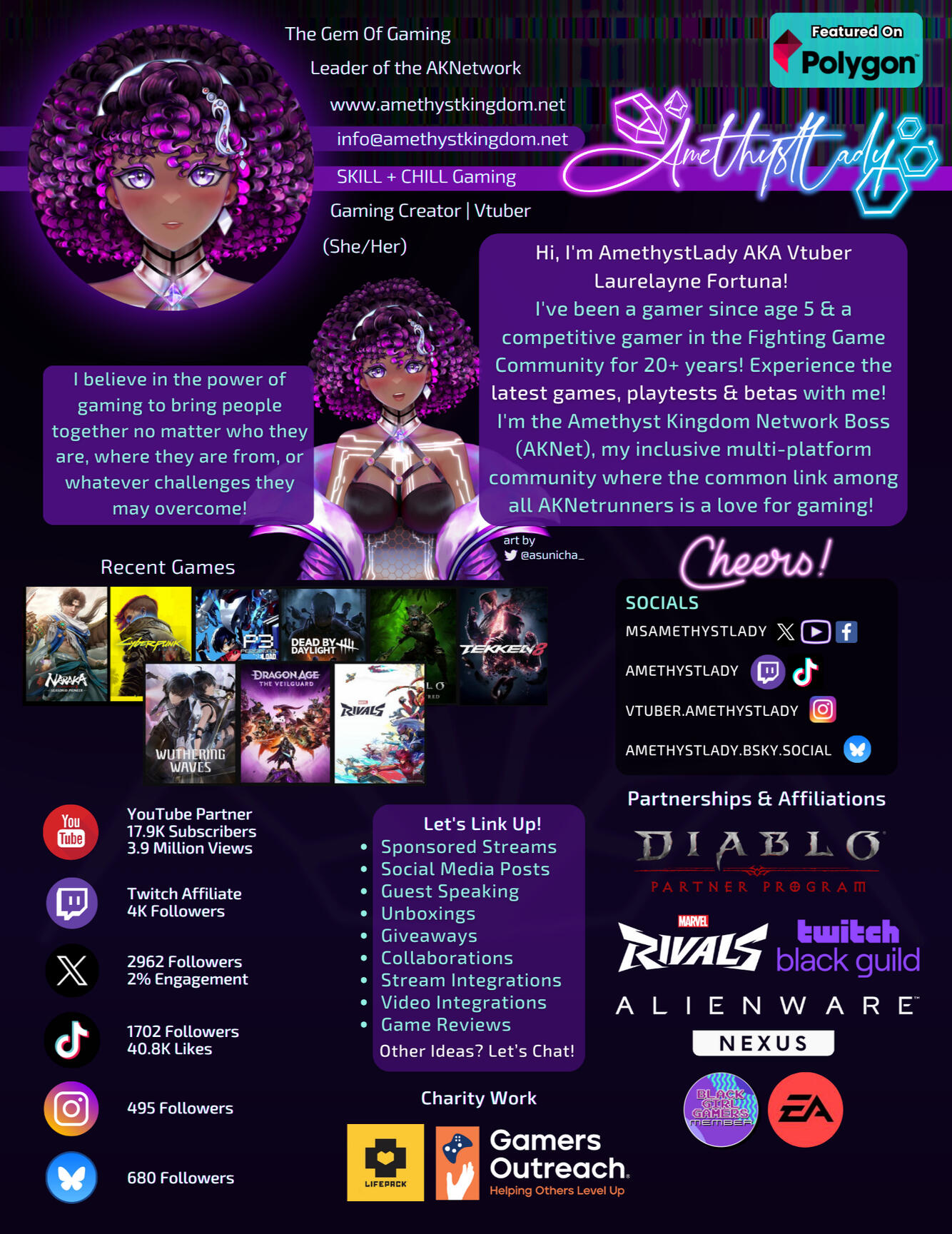 AmethystLady Media Kit
